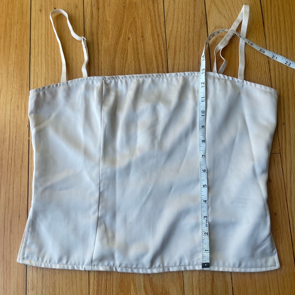 Lioness Blue Fitted Bustier Camisole